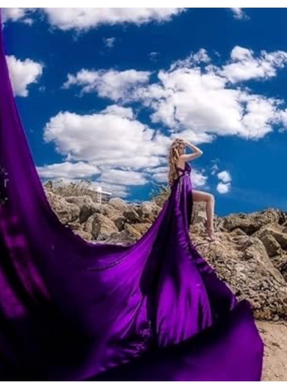 PURPLE Flying Dress - Picture 4 of 4